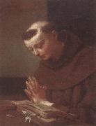 Saint anthony of padua in prayer unknow artist